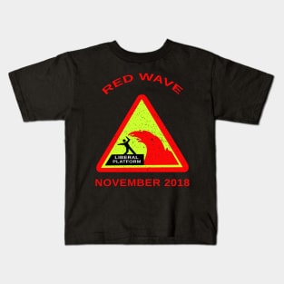 Red Wave T-shirt November 2018 Kids T-Shirt